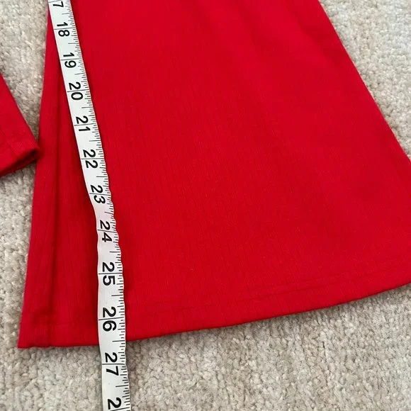 NWT Tiger Mist Rocas Zip Up Crop Flare Pants M Red - Picture 5 of 12